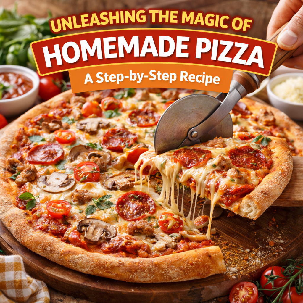 Photo of Unleashing the Magic of Homemade Pizza: A Step-by-Step Recipe