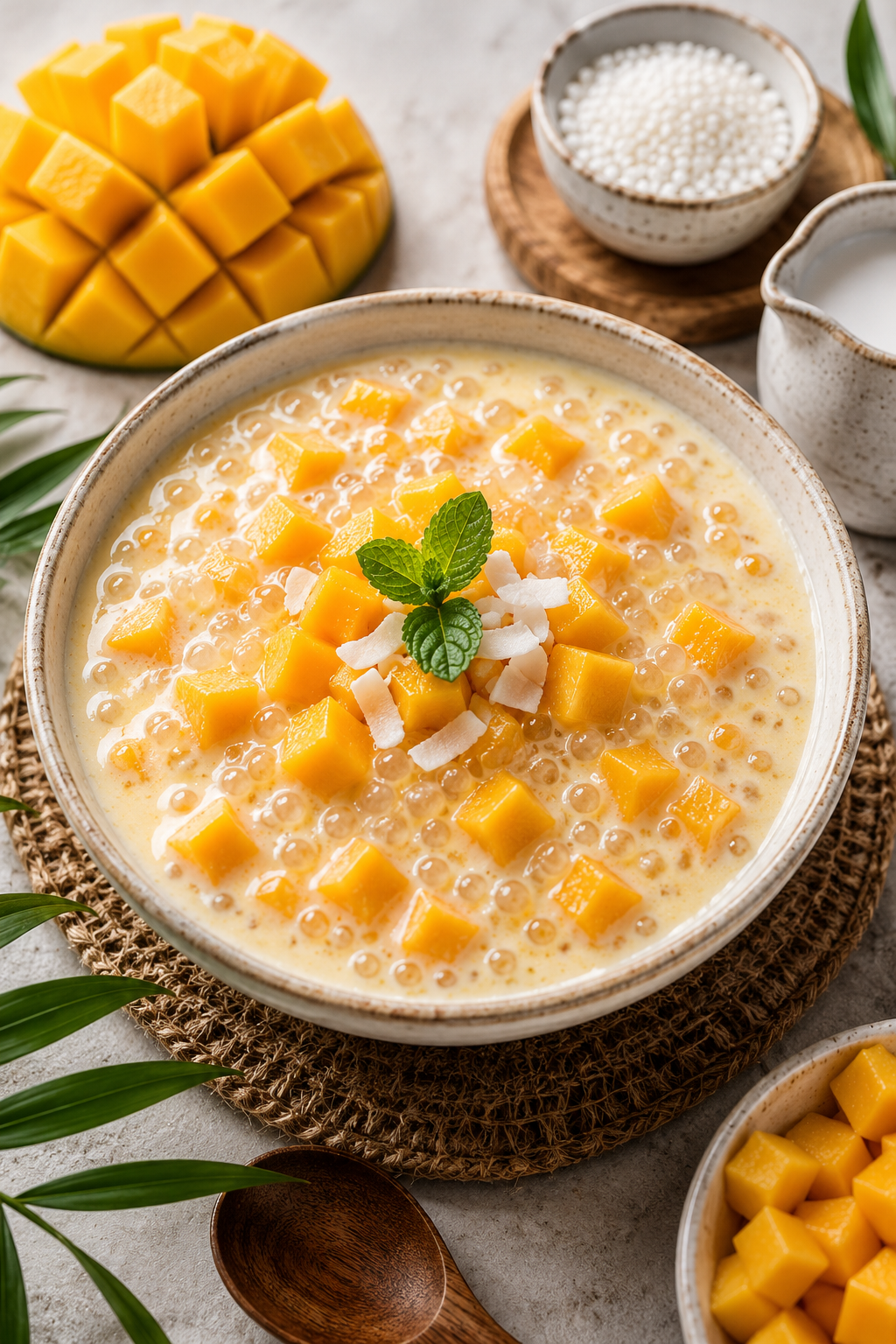 Photo of Creamy Mango Sago Recipe with Coconut Milk recipe