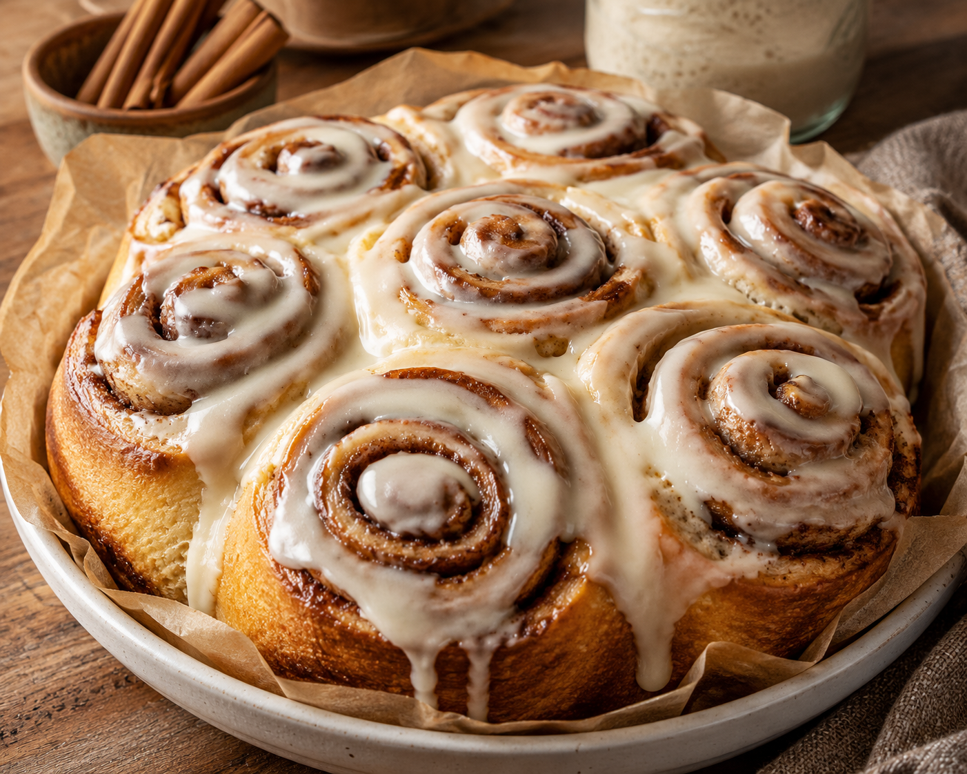 Photo of Sourdough Cinnamon Roll Recipe recipe