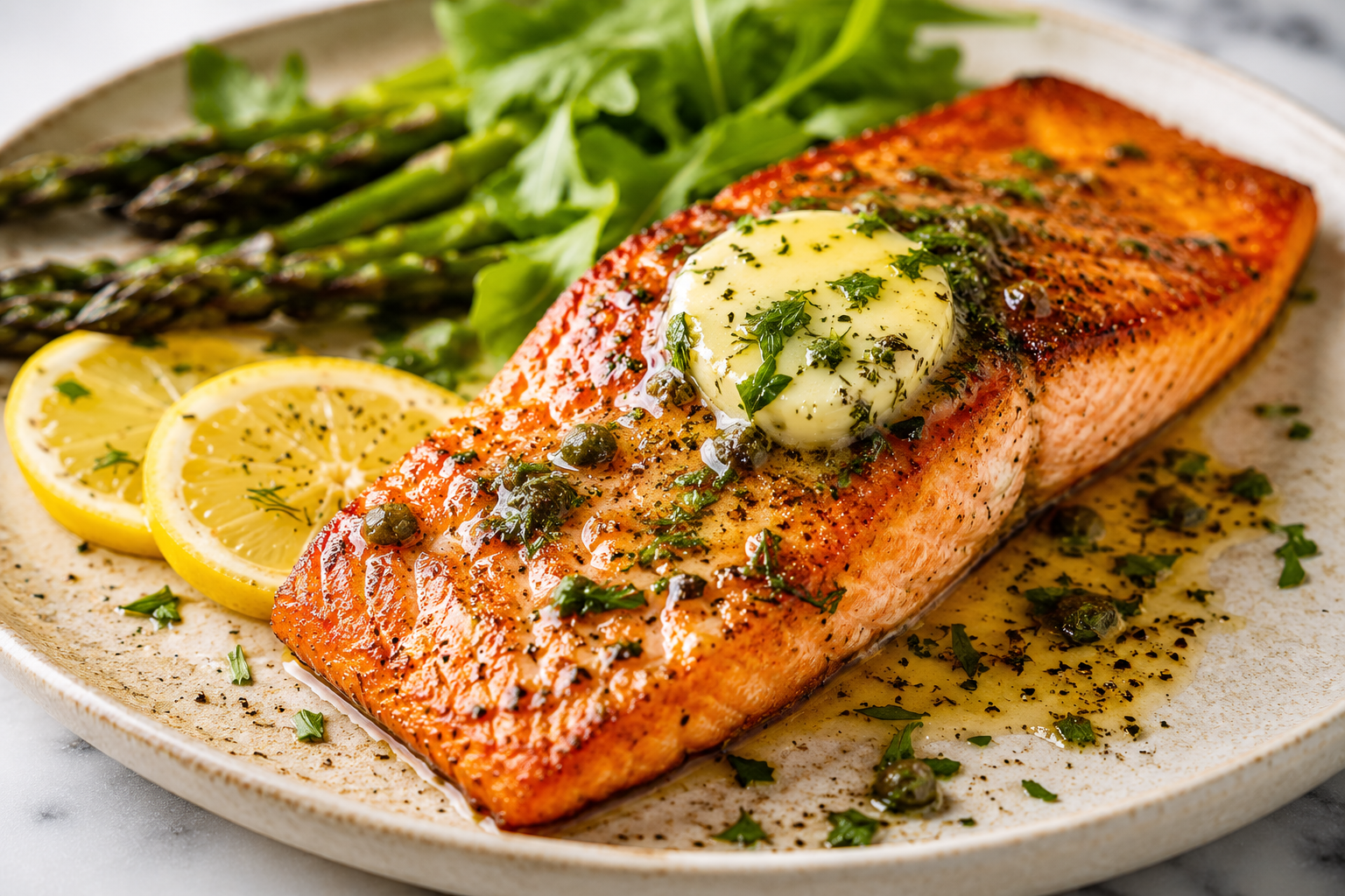 Photo of Pan-Seared Steelhead Trout Recipe with Lemon-Herb Butter recipe