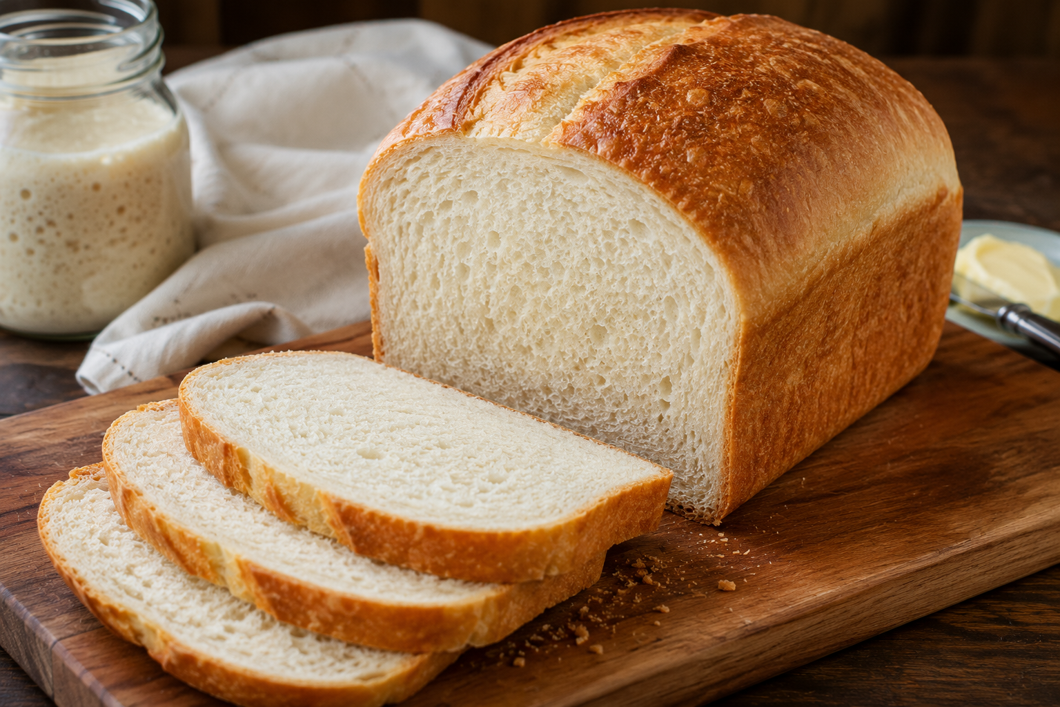 Photo of Sourdough Sandwich Bread Recipe — Soft Tangy Loaf recipe