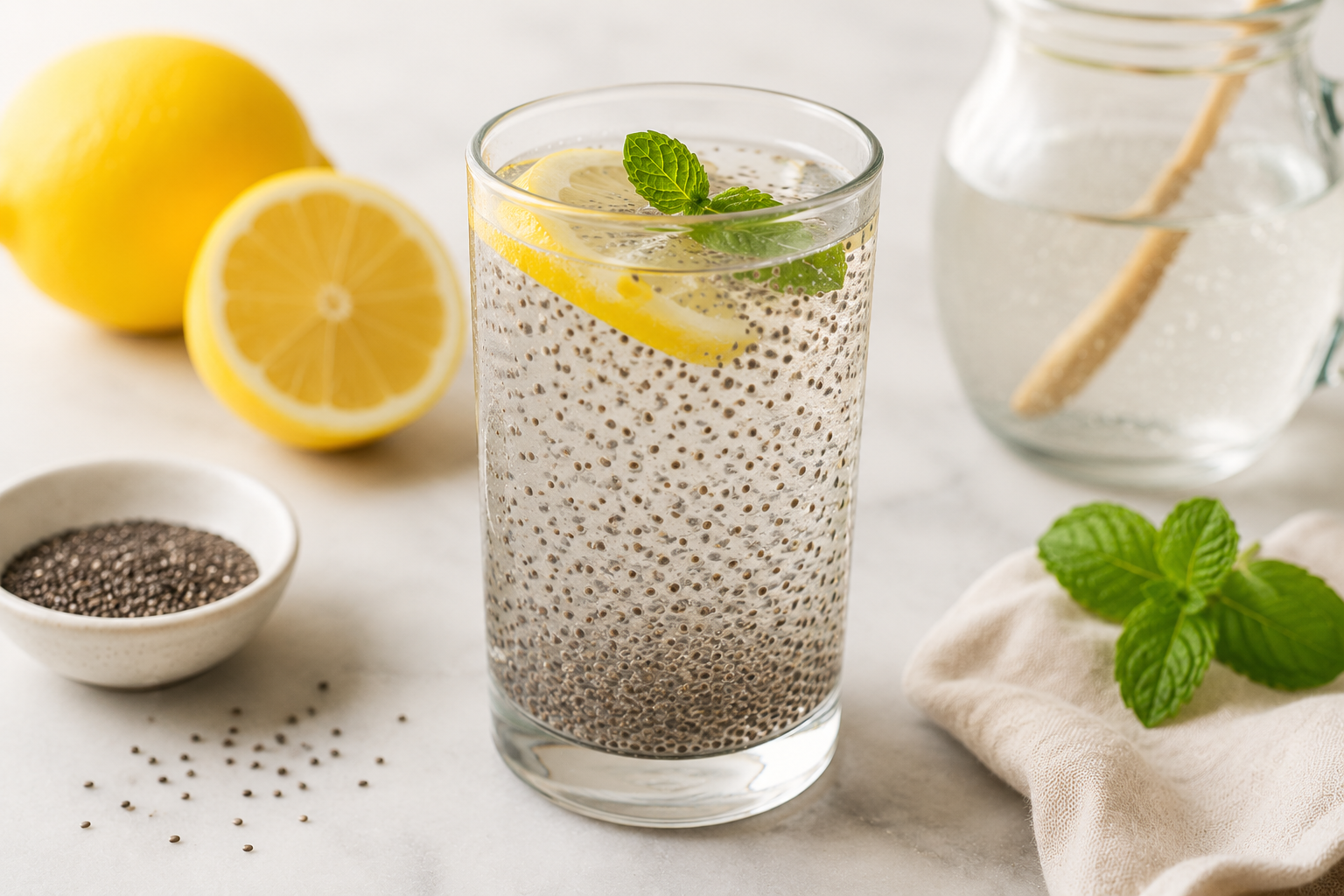 Photo of Chia Seed Water Recipe for Refreshing Hydration recipe