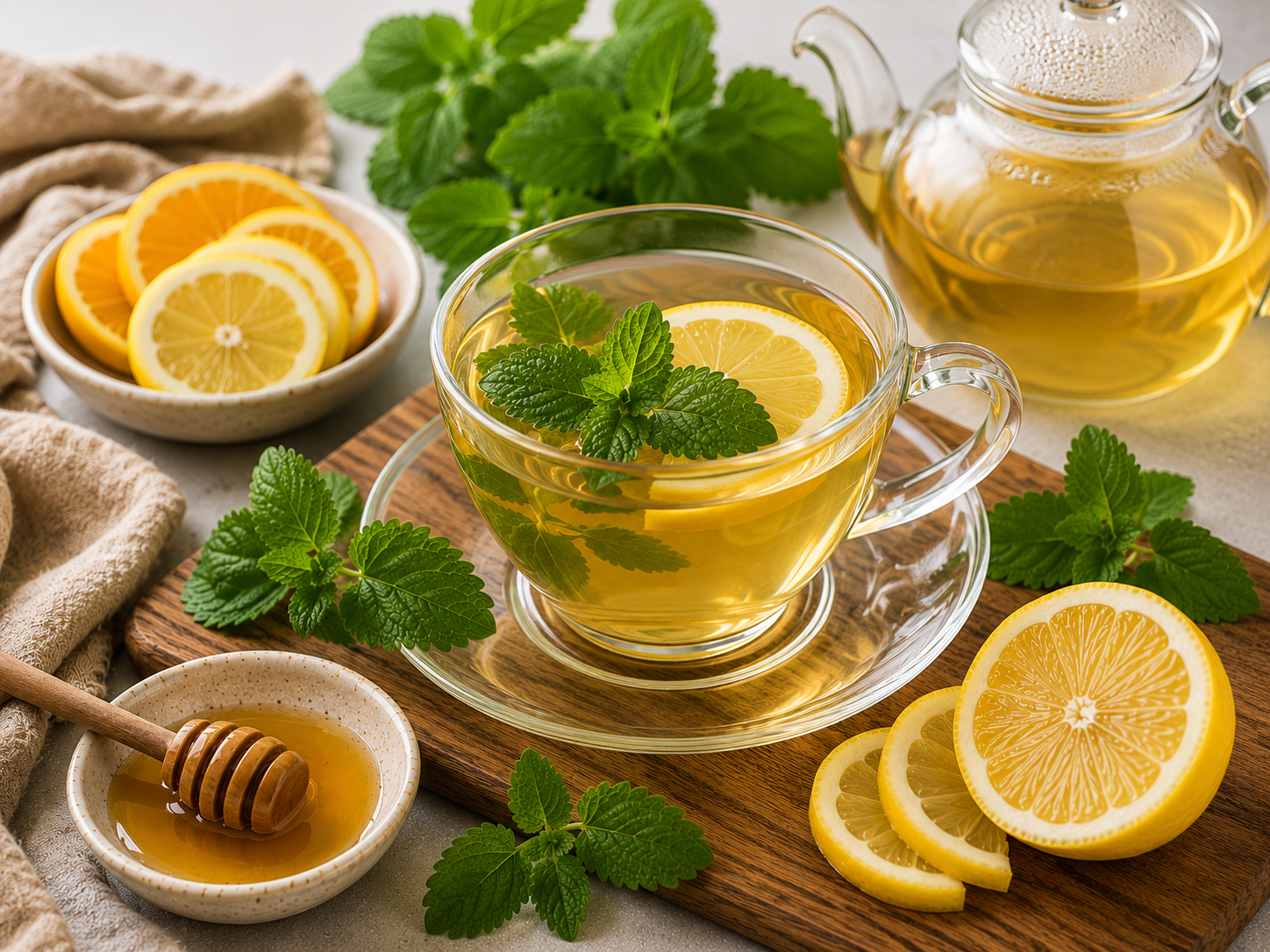 Photo of Soothing Lemon Balm Tea Recipe with Honey & Citrus recipe
