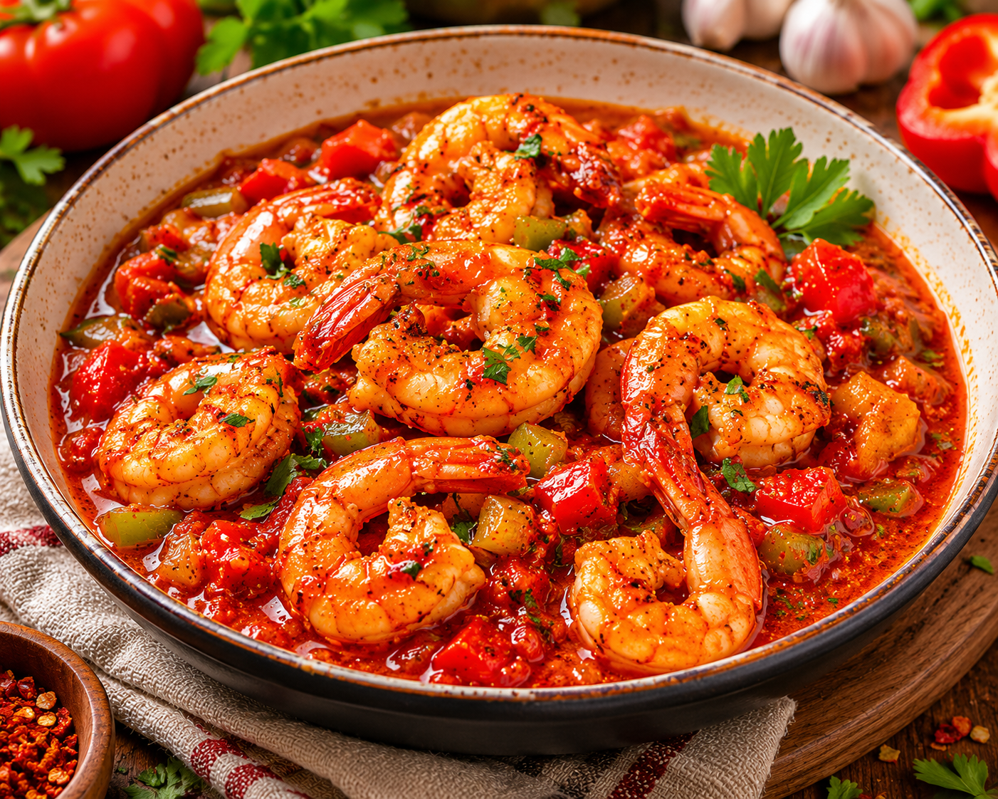 Photo of Prawn Creole Recipe — Rich Tomato Sauce &amp; Spiced Prawns recipe
