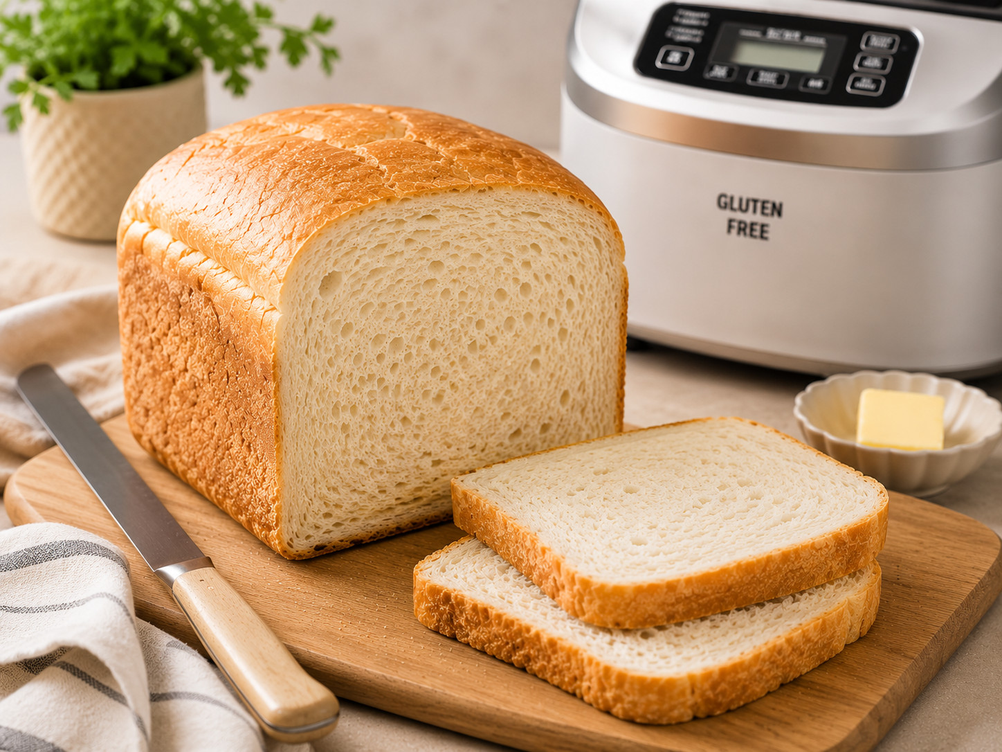Photo of gluten free bread for bread maker recipe — Soft Sandwich Loaf recipe