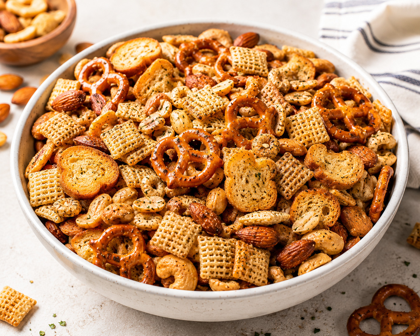 Photo of Crisp &amp; Savory Party Mix recipe