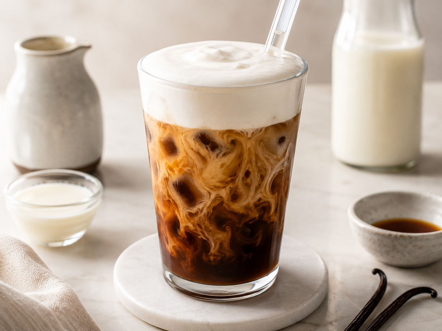 Photo of Vanilla Sweet Cream Cold Foam Recipe recipe