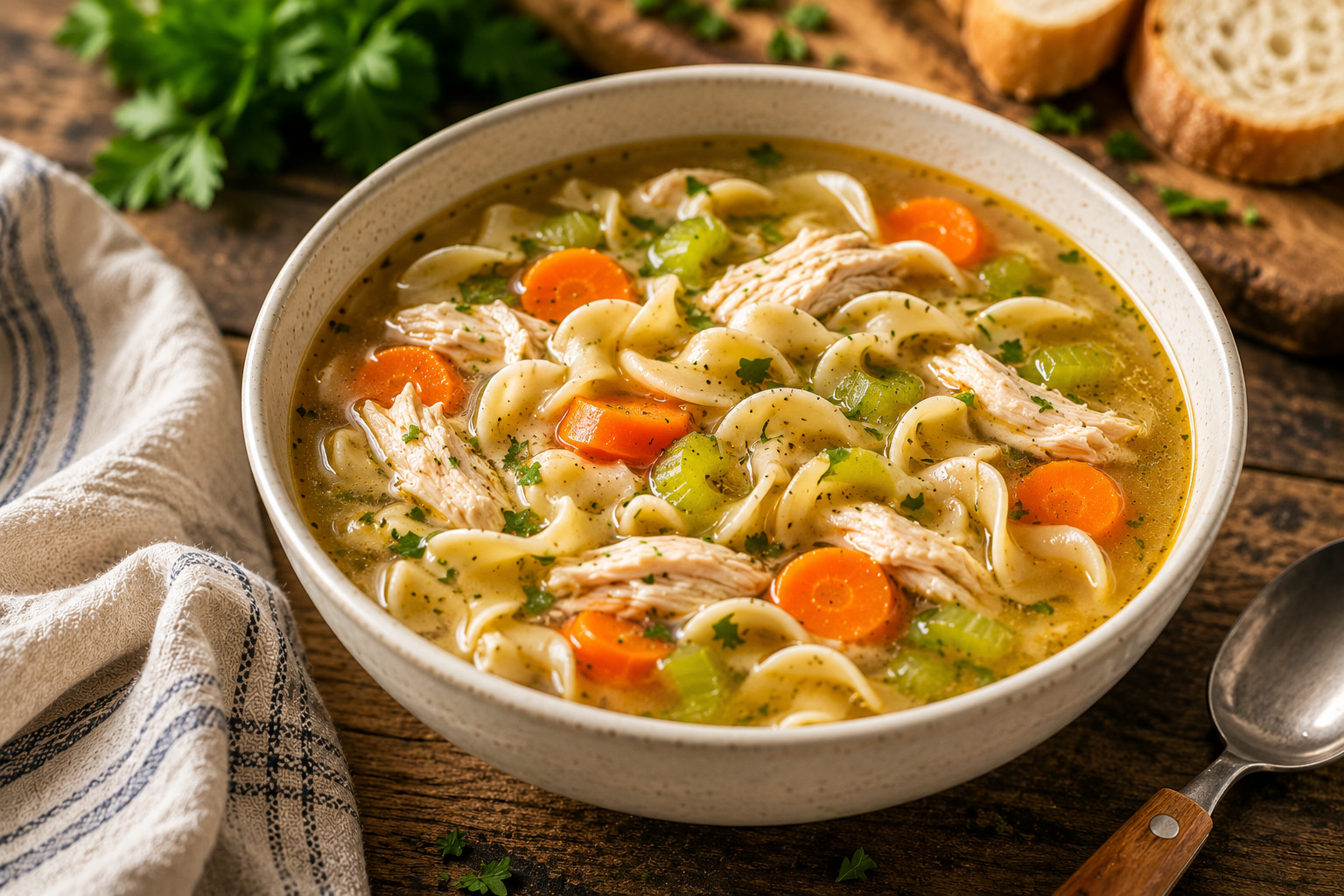 Photo of Chicken Noodle Soup Recipe — Classic Comfort recipe