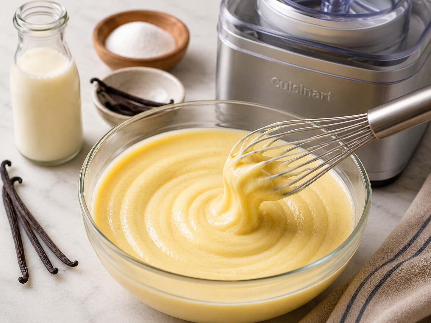 Photo of Silky Vanilla Custard for Cuisinart Churning recipe